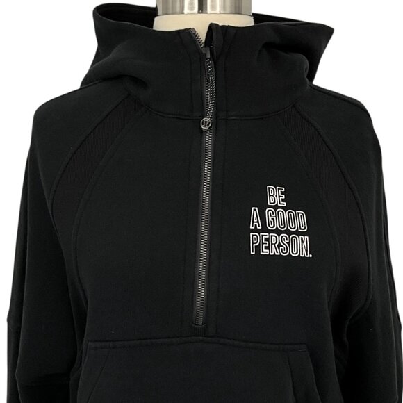 Lululemon x BAGP Scuba Oversized 1/2 Zip Hoodie Black Size XS / S Sweatshirt - Picture 2 of 7